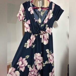 Pinkblush Floral Maternity Dress